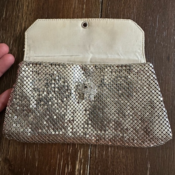 Whiting and Davis mesh rhinestone evening bag/clutch - Picture 5 of 13